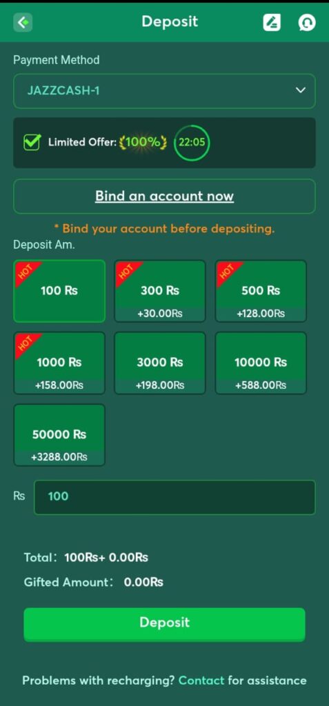 Crash7 Bet Game