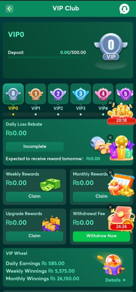 Crash7 Bet Game